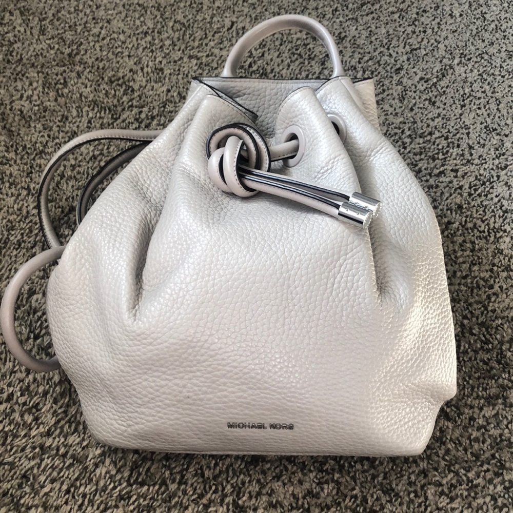 Michael Kors Gray Backpack